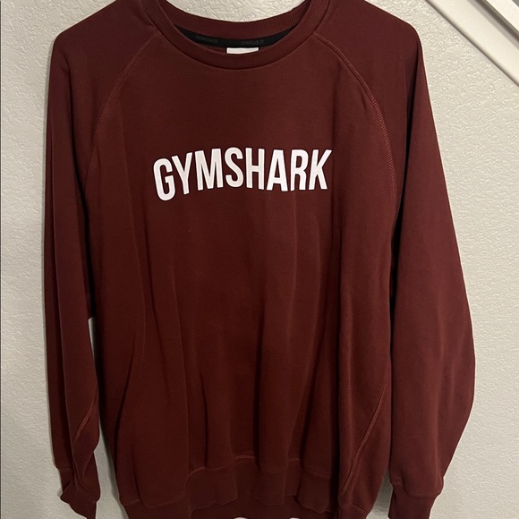 Gymshark Burgundy Crewneck Sweatshirt - Picture 1 of 2